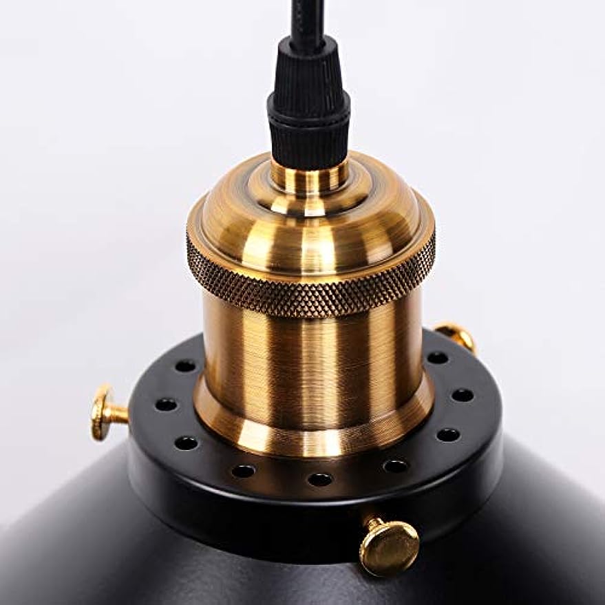 Newrays 3 Pack Industrial Black Pendant Light