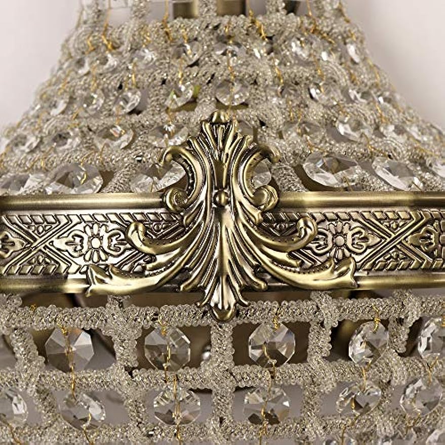 Vintage Royal Empire Stilo Gvidita Kristala Muro Lampoj