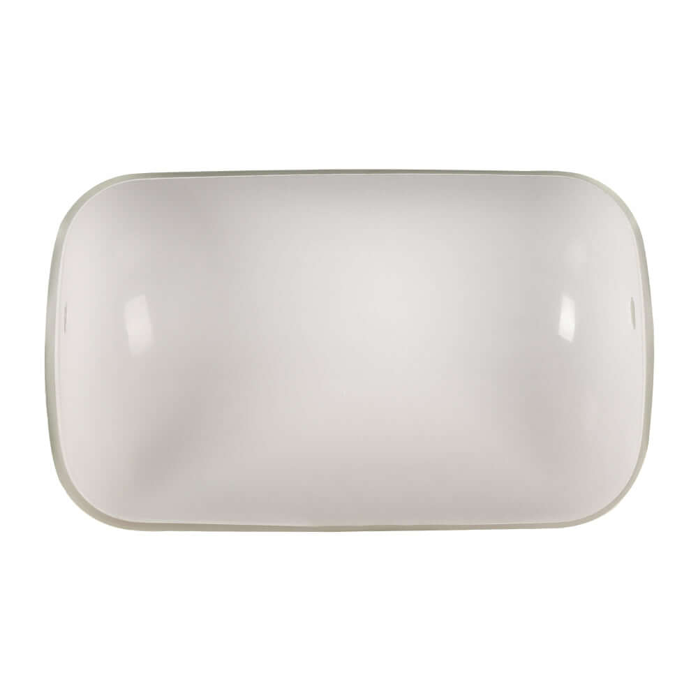 Milk White Glass Bankers Lamp Shade Replacement Cover L8.85" W5.11" / Length approx.22.5 cm,width 13cm.