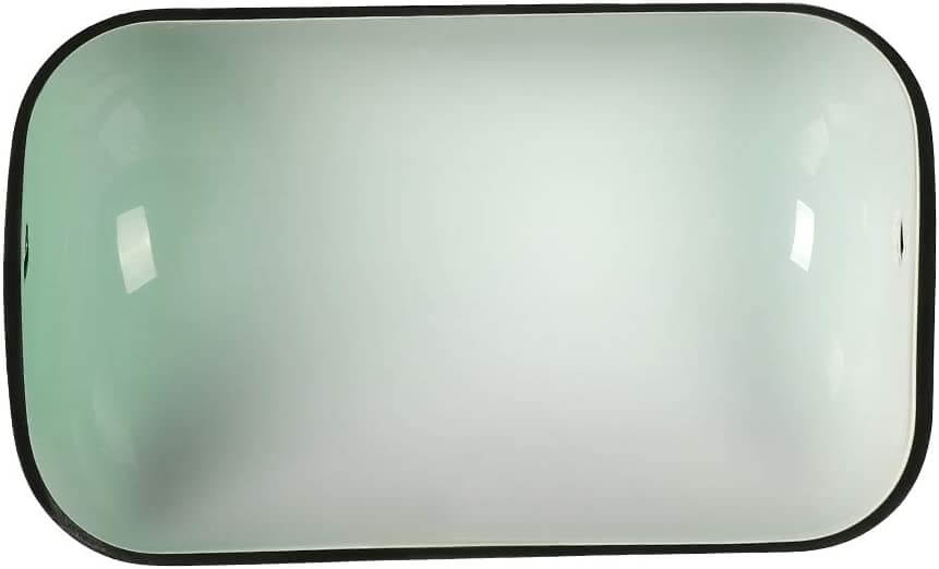 Newrays Green Glass Bankers Lamp Shade Replacement Cover,L8.85" W5.11"/L22.5 W13cm top view
