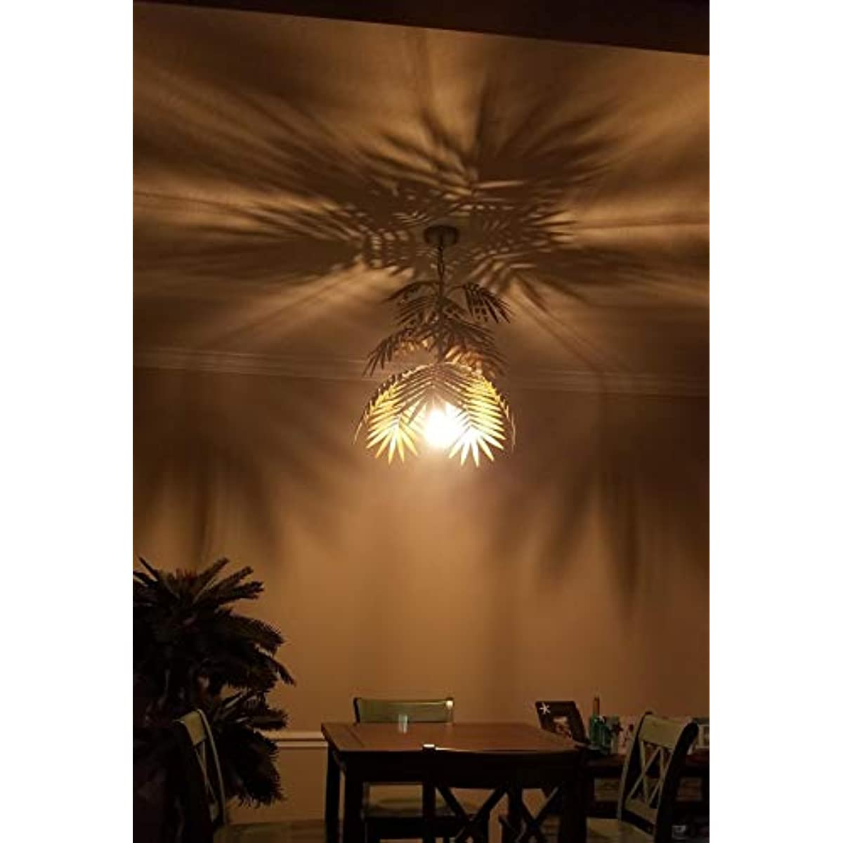 Adjustable Tropical Coconut Leaves Chandelier Unique Rustic Tree Lamps