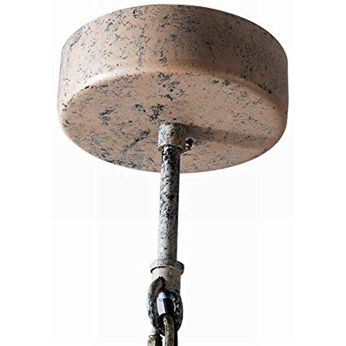 Wood Bead Chandelier Gray White Lamp 5 Light Fixtures