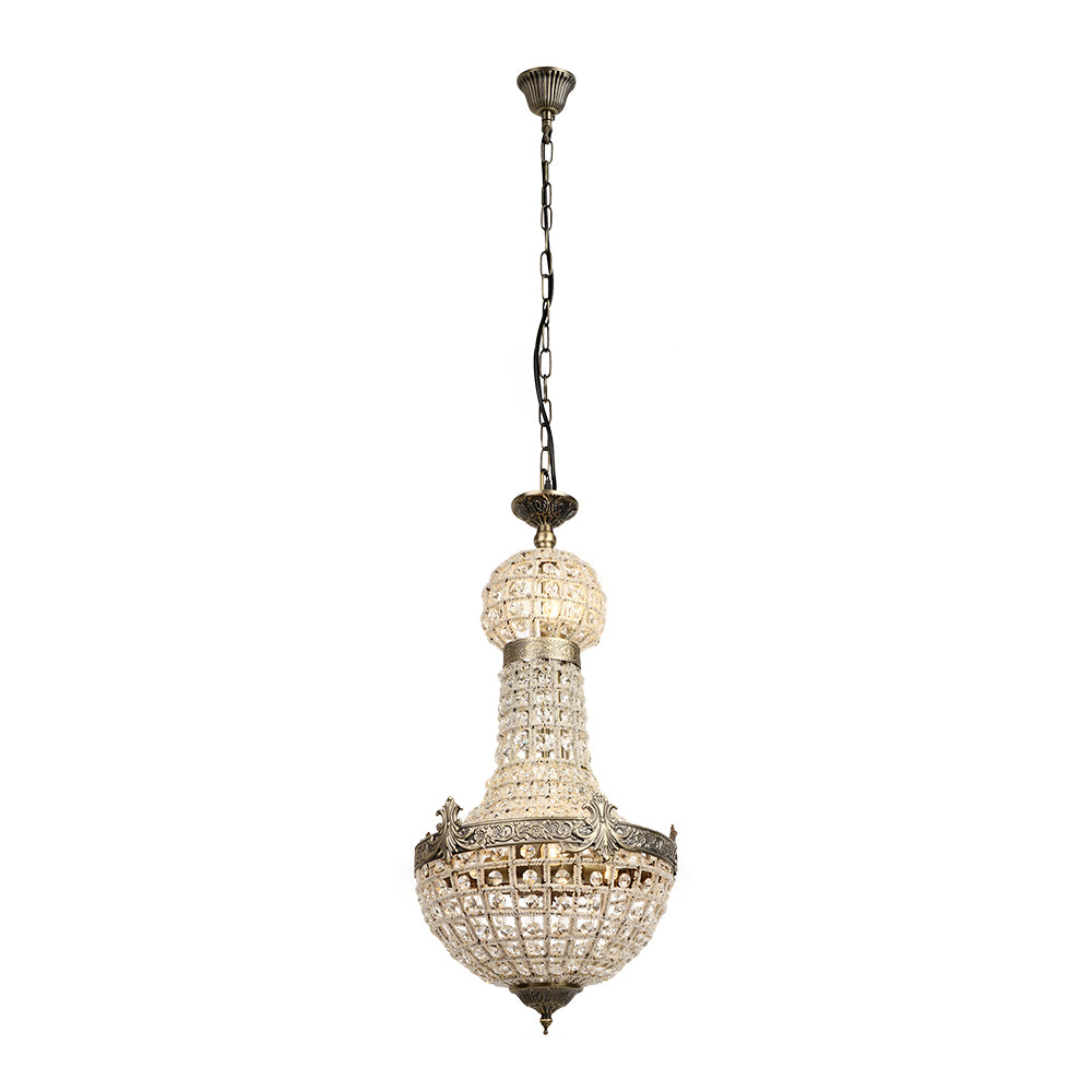 Vintage Royal Empire Crystal Chandelier