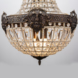 Vintage Royal Empire Style Big Led Crystal Chandelier E14/E12