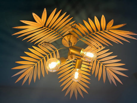 Tropical Coconut Leaves Ceiling Lighting Tree Lights