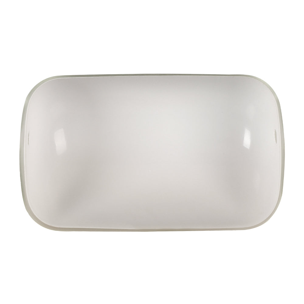 Newrays Green Glass Bankers Lampa Ombro Anstataŭiga Kovro, L8.85 W5.11